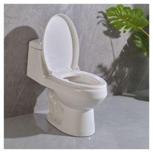 Inodoro Senio de una pieza blanco con doble descarga | Aqua Nuova - Imagen 2