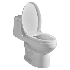 Inodoro Senio de una pieza blanco con doble descarga | Aqua Nuova - Imagen 4